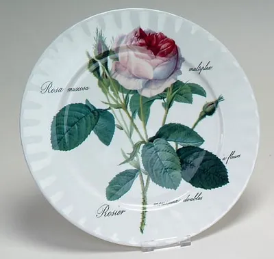 Produktbild von Formano Teller mit Rosendekor 'Redoute Roses', 27 cm