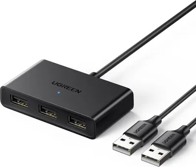 Image de Ugreen Switch Box Adapter Usb 2 In - 3 Out Black (Cm409)