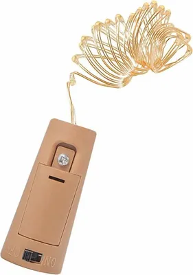 Obrázek produktu pro LED řetěz Nano se špuntem - 2m, 20LED, 3xLR44, teplá bílá