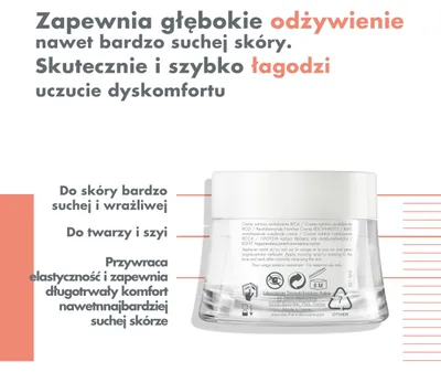 Immagine prodotto di Avène Crema Nutritiva Rivitalizzante ricca, 50 ml Crema