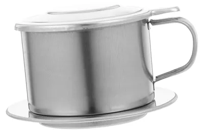 Vietnamesische Kaffeekanne, Edelstahl, 200 ml, Drip-Filter