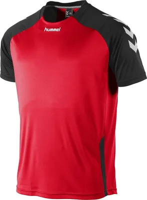 Produktbild von Hummel Aarhus Trikot Kurzarm Kinder - Rot / Schwarz  | Größe: 164