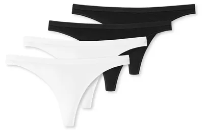 Produktbild von Schiesser Damen String 4-Pack Serie 95-5 - mehrfarbig - Größe 40