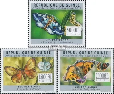 Produktbild von Briefmarken Guinea 2011 Mi 8864-8866 (kompl. Ausgabe) postfrisch Schmetterlinge