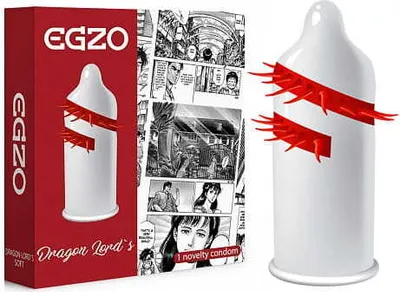 Immagine prodotto di Preservativo Egzo Dragon Lord con punte carezzevoli Soft, 1 pezzo