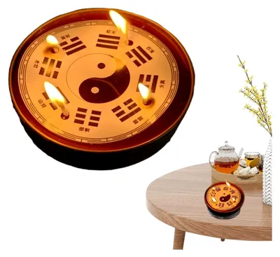 Produktbild von Beruhigende Duftkerze | Tai Chi Bagua Home Duftkerzen - Meditationskerze, Happy Birthday Kerze, dekorative handgefertigte Kerzenkunst für das Schlafzimmer