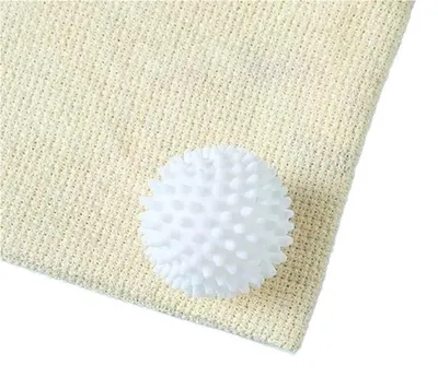Imagen del producto de Juego de 12 bolas suavizantes para la lavadora, diseñadas para evitar la formación de pelusas
