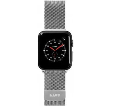 Produktbild von LAUT Steel Loop Apple Watch Strap 38/40 mm silber (408003)