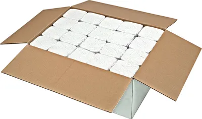 Produktbild von Falthandtücher 2-lagig 24x21cm weiß