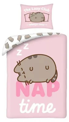 Produktbild von Pusheen Bettbezug, Motiv: Nickerchen, 140 x 200 cm, Polyester