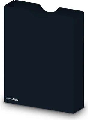 Produktbild von itenga Heftbox DIN A4 Hochformat aus PP Kunststoff SCHWARZ