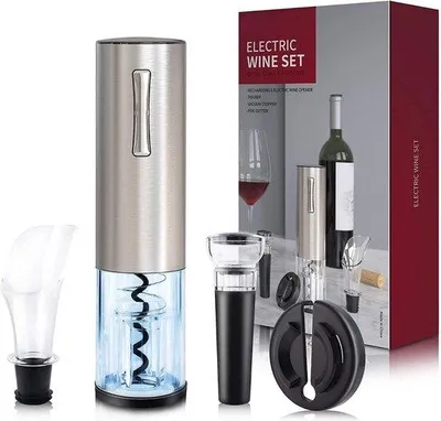Obrázek produktu pro Sada elektrického otvíráku na víno 4 v 1