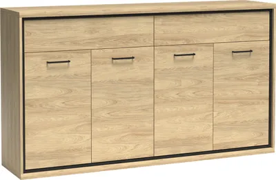Produktbild von MINIO go for it, Kommode 177 cm COMO 8 Natural Hikora Farbe