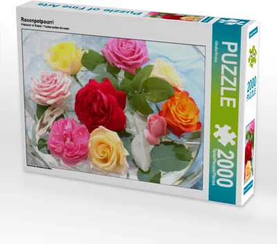 Produktbild von CALVENDO Puzzle Rosenpotpourri | 2000 Teile Lege-Größe 90x67cm Foto-Puzzle für glückliche Stunden