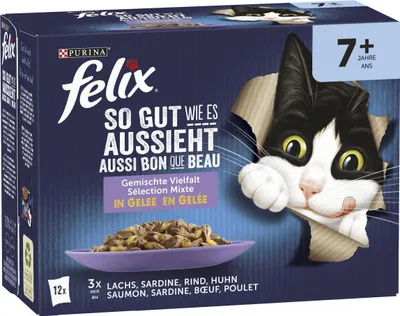 Produktbild von FELIX So gut wie es aussieht Gemischte Vielfalt Senior, 1x12x85g (1x12x85g)