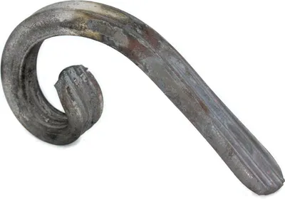 Produktbild von UHRIG Schmiedeeisen Schnörkel, Bogen geschmiedet für z.B. Zaun, Geländer uvm. 125x65mm aus 12x12mm Stahl