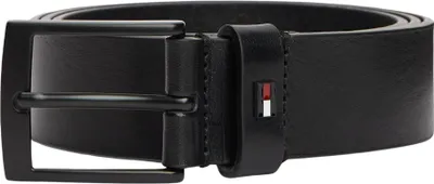 Obrázek produktu pro Pánský kožený pásek Tommy Hilfiger Adan, šířka 3,5 cm, černý, délka 95 cm