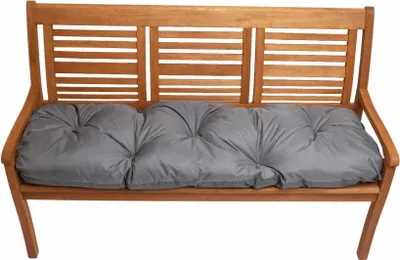Produktbild von Bankkissen 120x50cm, Sitzkissen outdoor, Gartenkissen, Auflage für Hollywoodschaukel, Bodenkissen Hellgrau