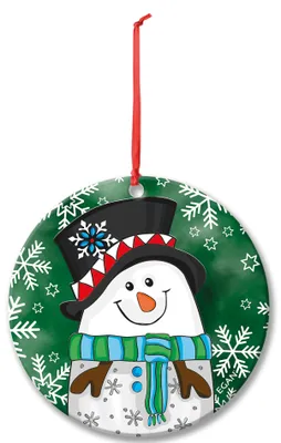 Productafbeelding van Egan Kerstornament, sneeuwpop, 7 x 7 cm