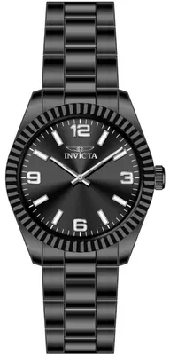 Obrázek produktu pro Invicta Specialty 50573 – pánské hodinky – quartzový strojek – nerezová ocel s černým ciferníkem – 43 mm