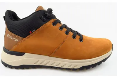 Produktbild von Rieker Evolution Stiefel gelb TEX Sneaker Braun in Gr. 42
