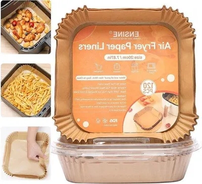 Obrázek produktu pro Papírové vložky do horkovzdušné fritézy, 100 kusů,