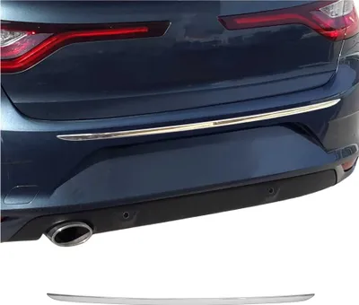 Image de Arrière coffre couvercle moulure pour Opel Insignia B 2017-2022 en acier chromé