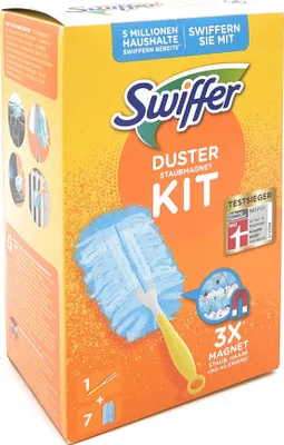 Image de Swiffer Duster KIT aimant à poussière Set de démarrage (poignée + 7 chiffons) Recharge
