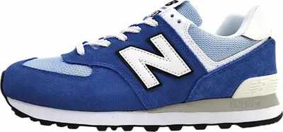 Image de Baskets New Balance 574 Suede, Bleu 44 EU
