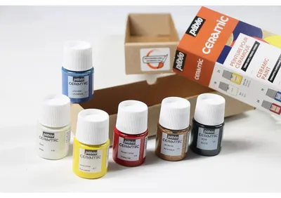 Produktbild von Pébéo Ceramic Keramikfarben Set 6 × 20 ml