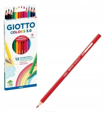 Image de Crayons de couleur Colors 3,0, 6 couleurs, GIOTTO