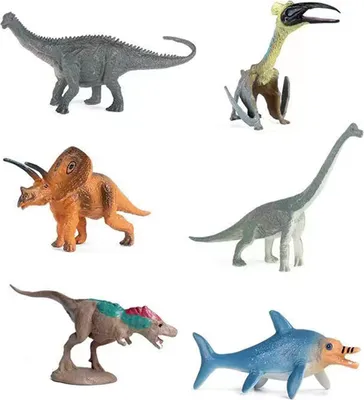 Produktbild von RAPPA Dinosaurierset in Kunststoffbox 6 Stück