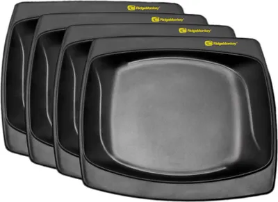 Produktbild von RidgeMonkey DLX Large Plate Four Pack