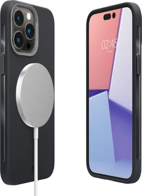 Produktbild von Spigen ACS04876, Cover, Apple, iPhone 14 Pro Max, 15,5 cm (6.1"), Schwarz