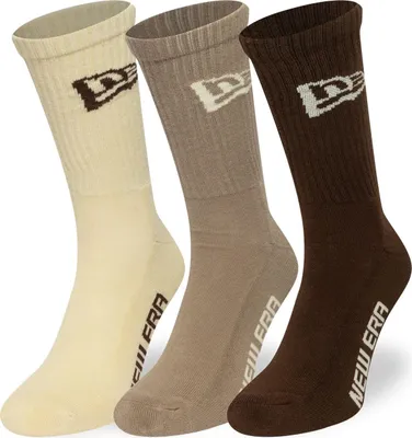 Produktbild von New Era Unisex Socken - FLAG CREW 3er Pack multi - 35-38