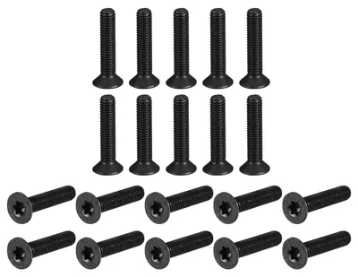 Productafbeelding van 50 stuks Torx houtschroeven M5-0.8x25mm met verzonken kop