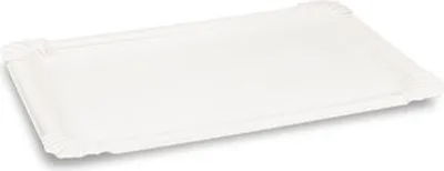 Produktbild von 500x BIONATURE Pappteller aus Frischfaser 14x 20,5 cm fettdicht weiß
