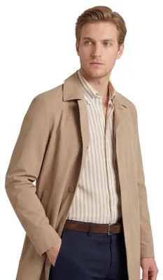Produktbild von camelfarbene Übergangsjacke People of Shibuya Toshiro mit Knöpfen und Reißverschluss