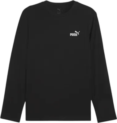 Produktbild von Puma Ess No 1 Logo Langarm-t-shirt Schwarz M Herren Schwarz M