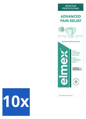 Produktbild von 10 x Elmex Sensitive Professional Tandpasta - Pro-Argin - 75 ml - Vorteilspackung - 10 Stücke