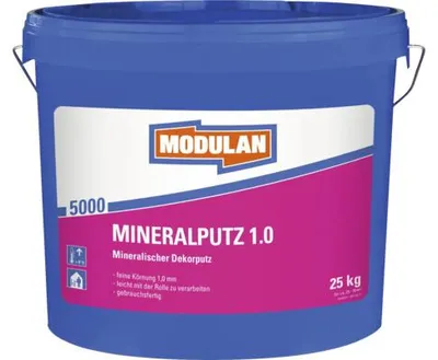 Produktbild von MODULAN 5000 Mineralputz 1,0 mm weiß 25 kg