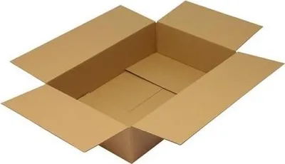 Produktbild von Faltkarton 1-wellig Maße 700x450x160mm Qualität 1.20 B braun TRANSPAK