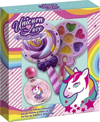 Produktbild von Cartoon Einhorn Liebe Make -up Set für Kinder