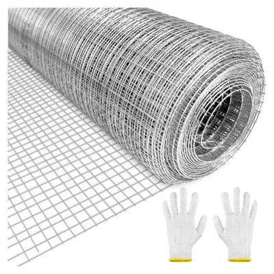 Produktbild von Feinmaschiges Drahtgitter, 40 cm x 5 m Wühlmausgitter für Hochbeete, verzinkte Maschendrahtrolle, Maschenweite 6 mm, Drahtgeflecht als Hasendraht, Volierendraht, Kaninchendraht, Hühnerdraht, Hasengitter