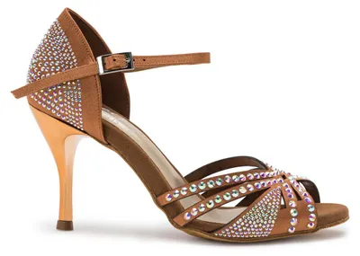 Produktbild von Dancing Queens Sparkle Shine Tanzschuhe Satin - Absatz 8.0 cm thin