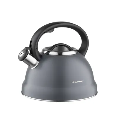 Produktbild von FLORINA Wasserkessel (2,5 l) | Edelstahl Teekessel JACOB | Flötenkessel mit Bake