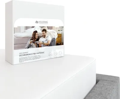 Produktbild von Hilding Matratzenschoner, hochwertige Baumwolle, Polyurethan-Membran, 180x200, wasserdicht, atmungsaktiv, hygienisch, waschbar 90°C, geräuschfrei