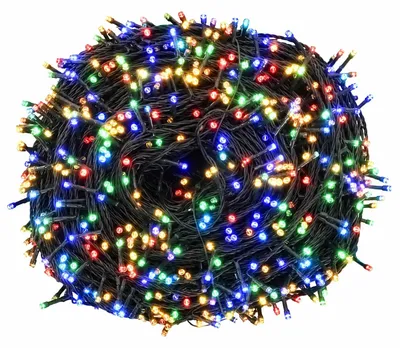 Imagen del producto de vidaXL: Iluminación navideña con modo de doble color, 400 LEDs, multicolor