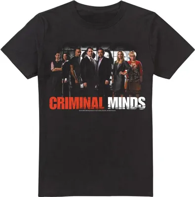 Imagen del producto de Camiseta para hombre de la serie "Criminal Minds", diseño "The Brain Trust" (TV5599), talla L, color