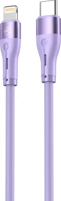 Obrázek produktu pro Telluriový silikonový kabel typu C na typ C, 3 A, PD60 W, 1 m, bílý